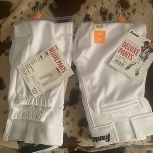 White baseball pants